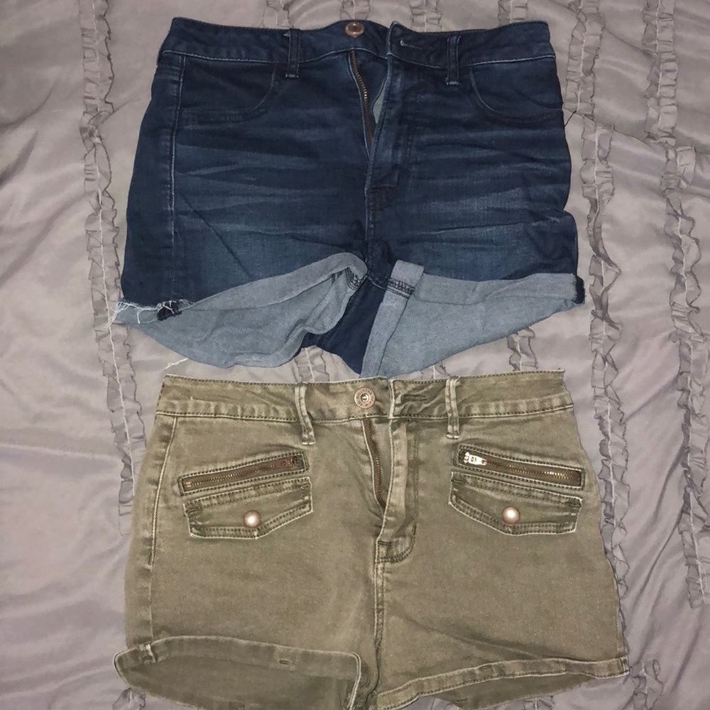 High waisted denim shorts bundle!!